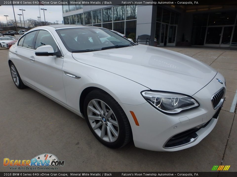 Front 3/4 View of 2016 BMW 6 Series 640i xDrive Gran Coupe Photo #8