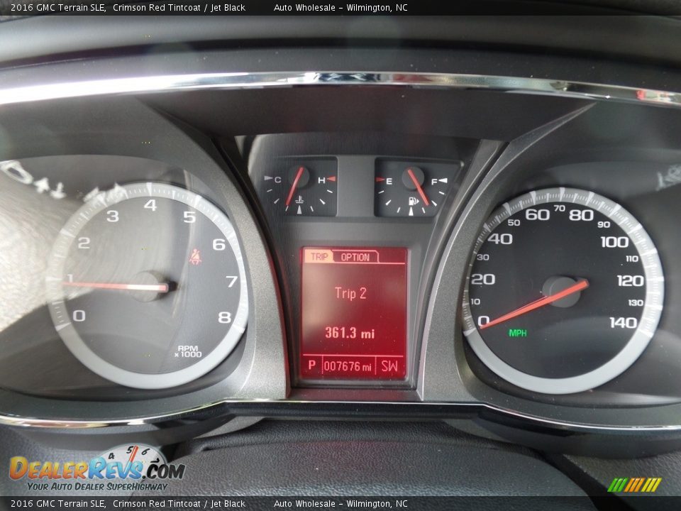 2016 GMC Terrain SLE Crimson Red Tintcoat / Jet Black Photo #16