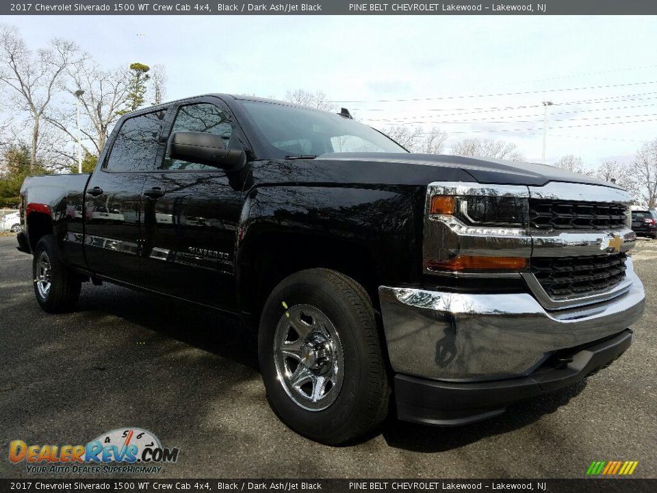 2017 Chevrolet Silverado 1500 WT Crew Cab 4x4 Black / Dark Ash/Jet Black Photo #1