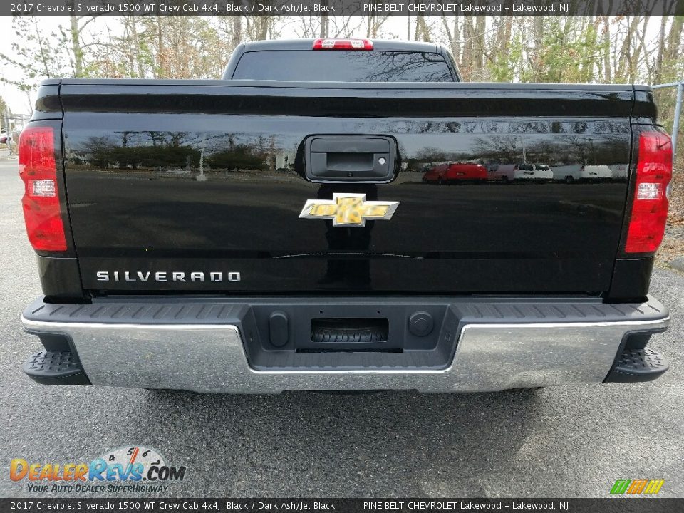 2017 Chevrolet Silverado 1500 WT Crew Cab 4x4 Black / Dark Ash/Jet Black Photo #5
