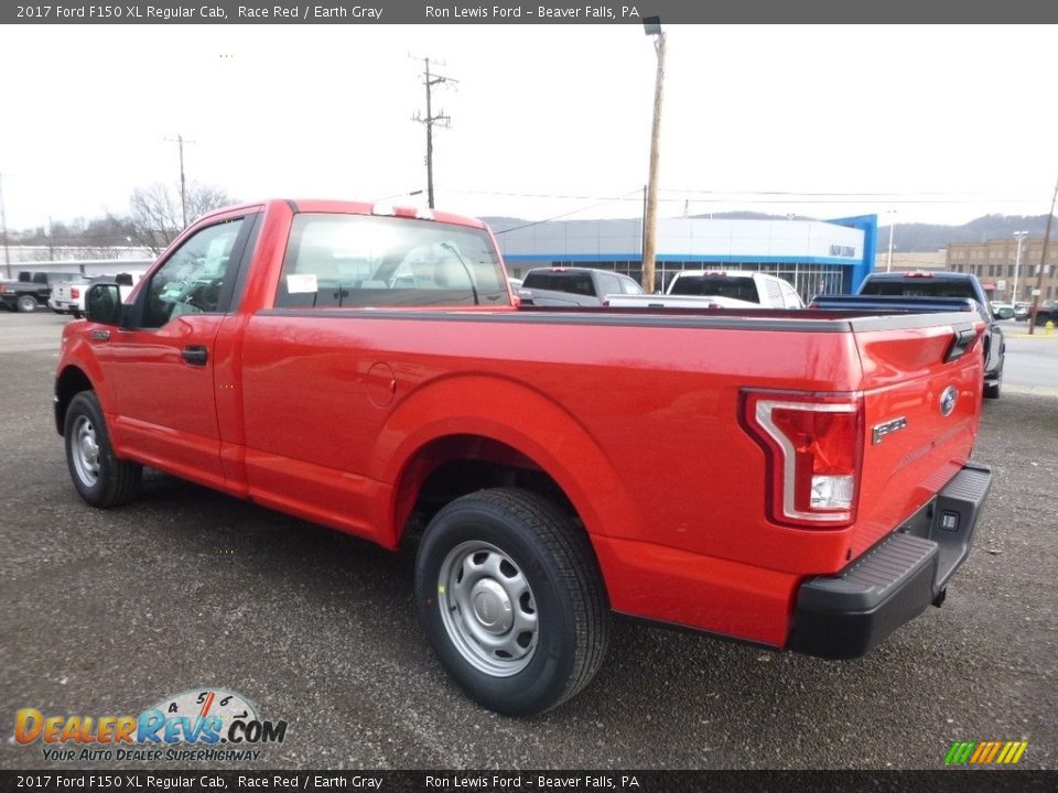 2017 Ford F150 XL Regular Cab Race Red / Earth Gray Photo #6