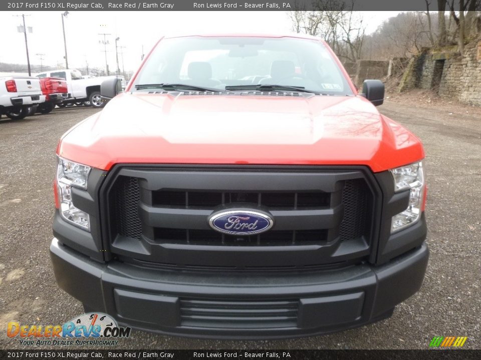 2017 Ford F150 XL Regular Cab Race Red / Earth Gray Photo #9