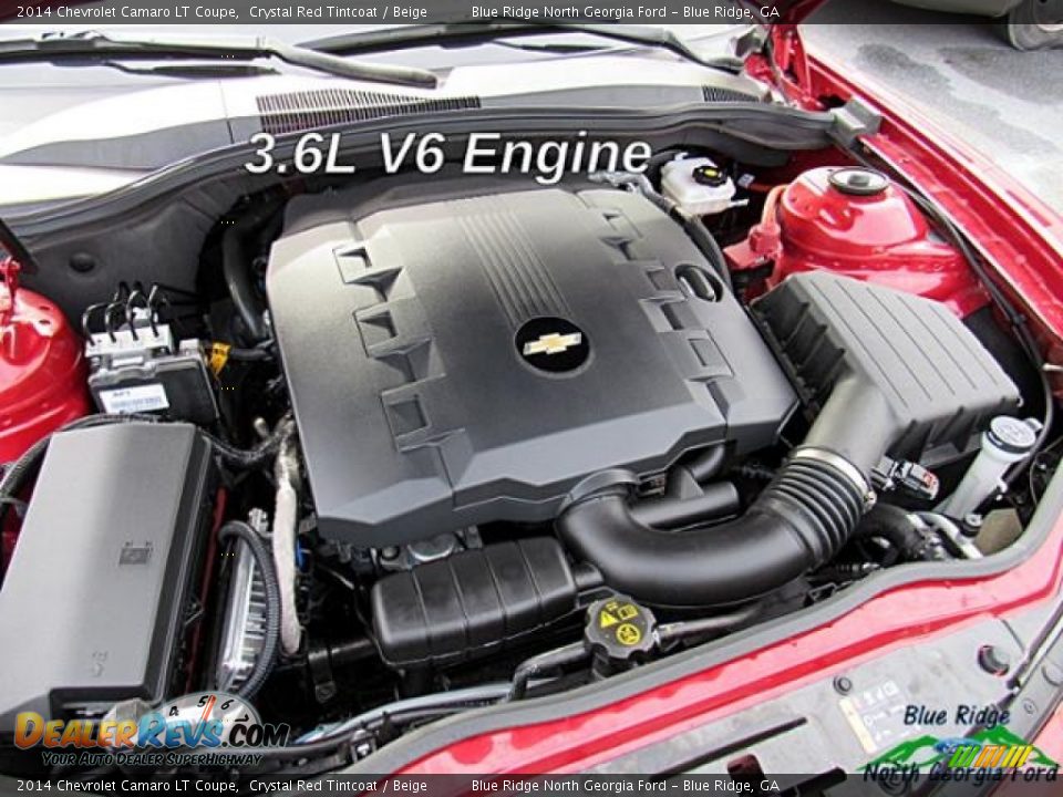 2014 Chevrolet Camaro LT Coupe Crystal Red Tintcoat / Beige Photo #11