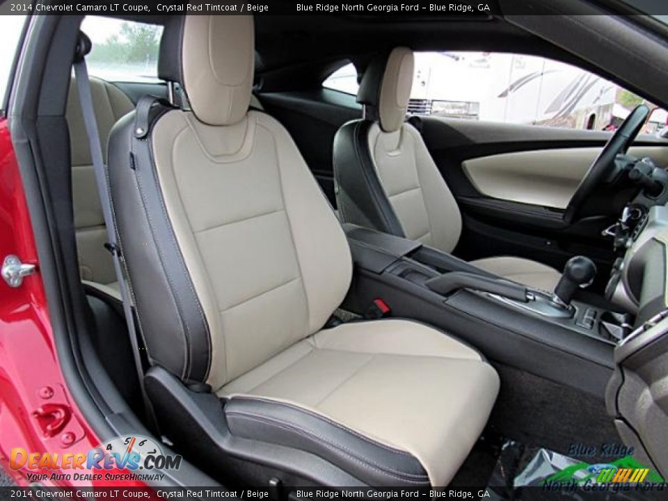 2014 Chevrolet Camaro LT Coupe Crystal Red Tintcoat / Beige Photo #13