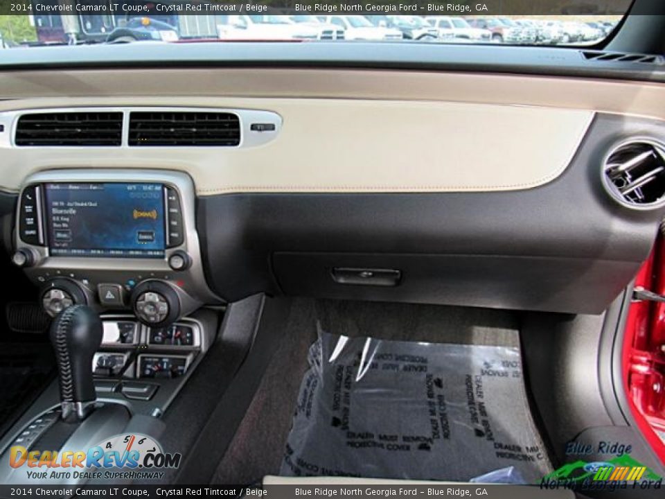2014 Chevrolet Camaro LT Coupe Crystal Red Tintcoat / Beige Photo #17