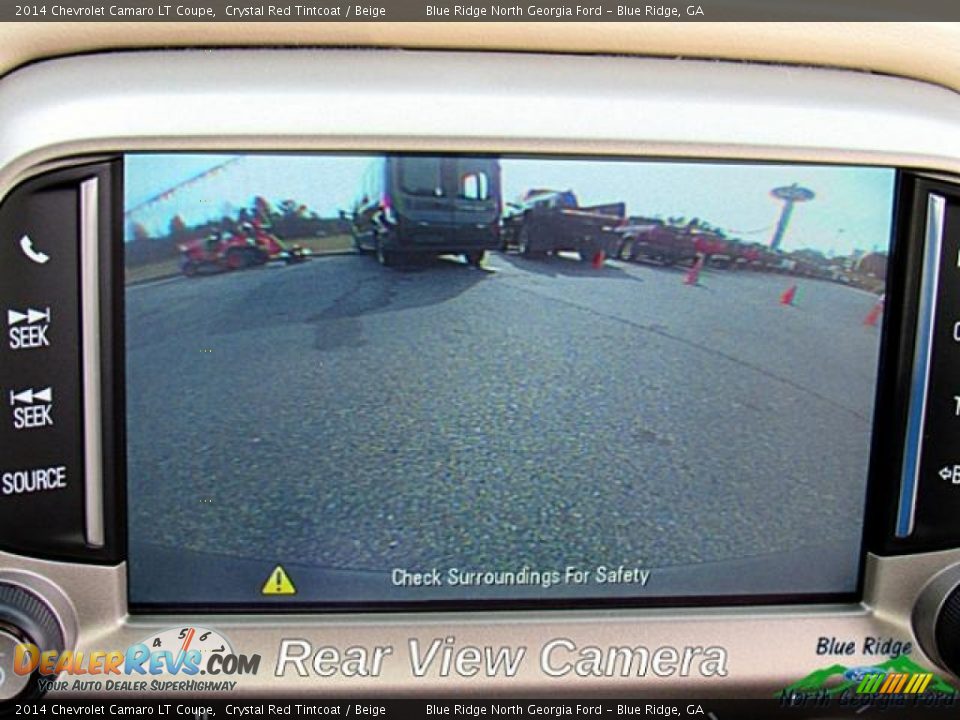 2014 Chevrolet Camaro LT Coupe Crystal Red Tintcoat / Beige Photo #25