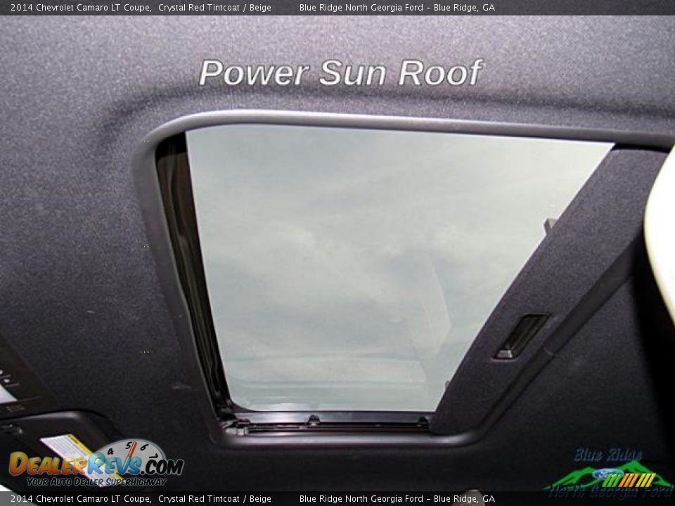 2014 Chevrolet Camaro LT Coupe Crystal Red Tintcoat / Beige Photo #27