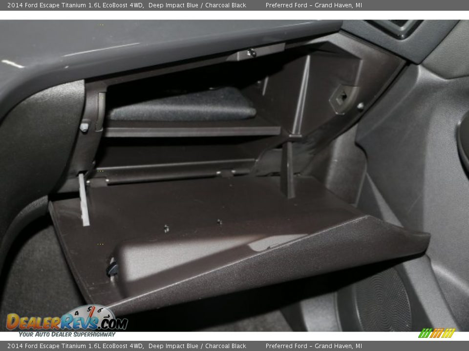 2014 Ford Escape Titanium 1.6L EcoBoost 4WD Deep Impact Blue / Charcoal Black Photo #26