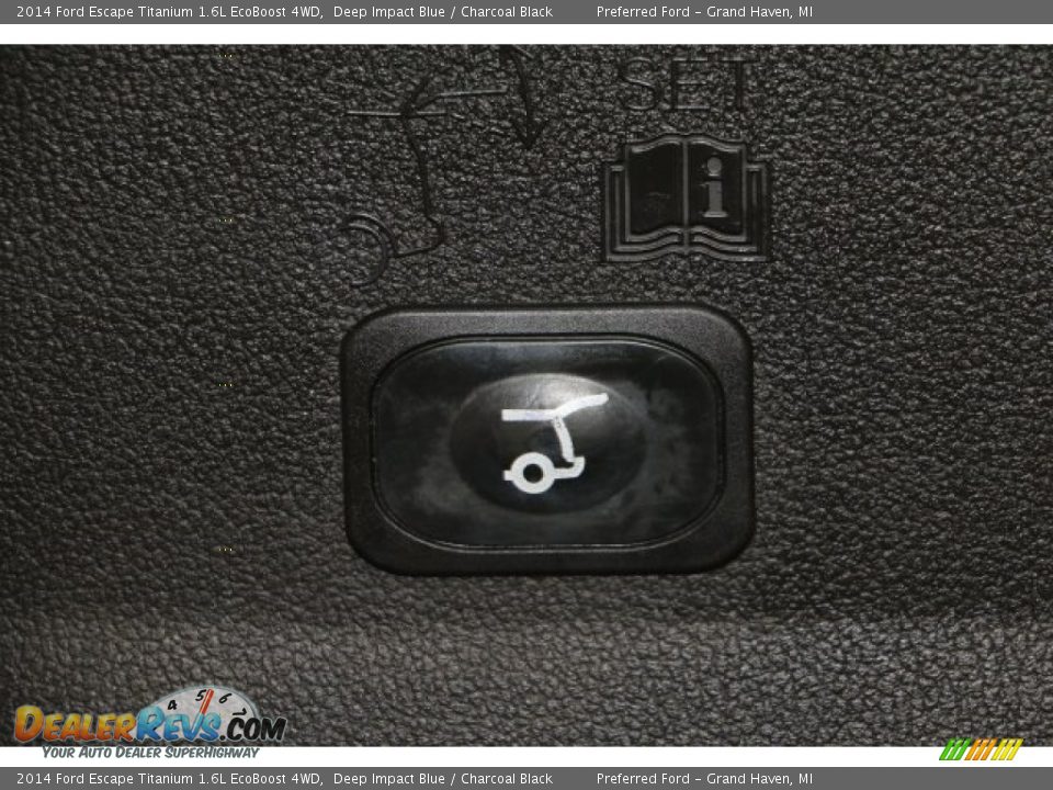 2014 Ford Escape Titanium 1.6L EcoBoost 4WD Deep Impact Blue / Charcoal Black Photo #36