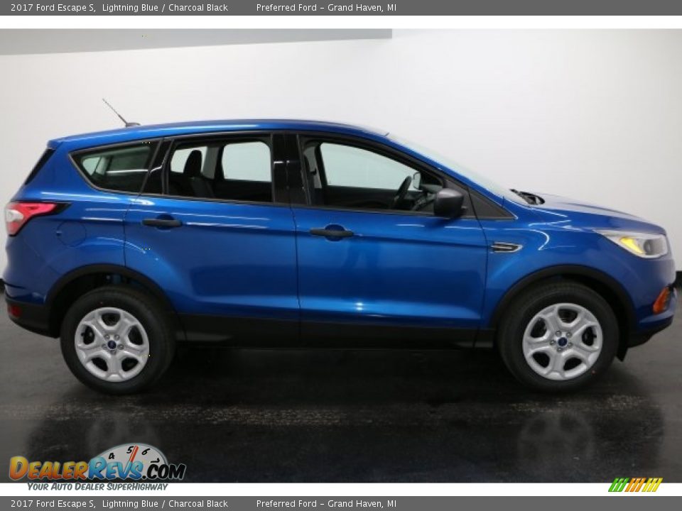 2017 Ford Escape S Lightning Blue / Charcoal Black Photo #1