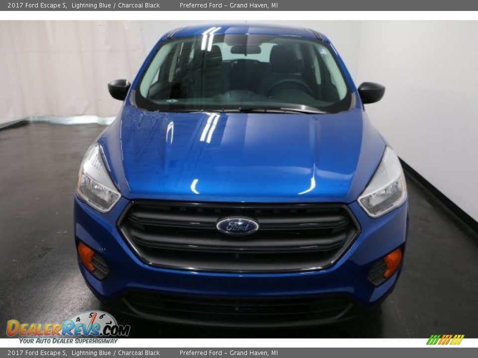 2017 Ford Escape S Lightning Blue / Charcoal Black Photo #6