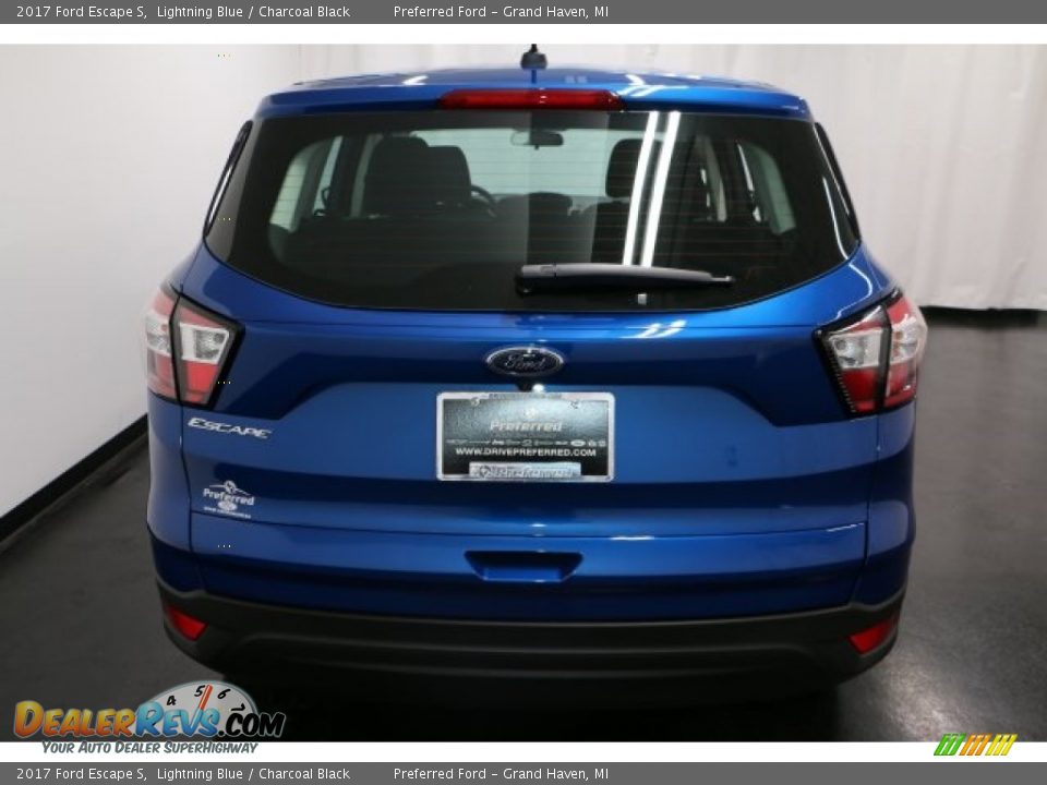 2017 Ford Escape S Lightning Blue / Charcoal Black Photo #9