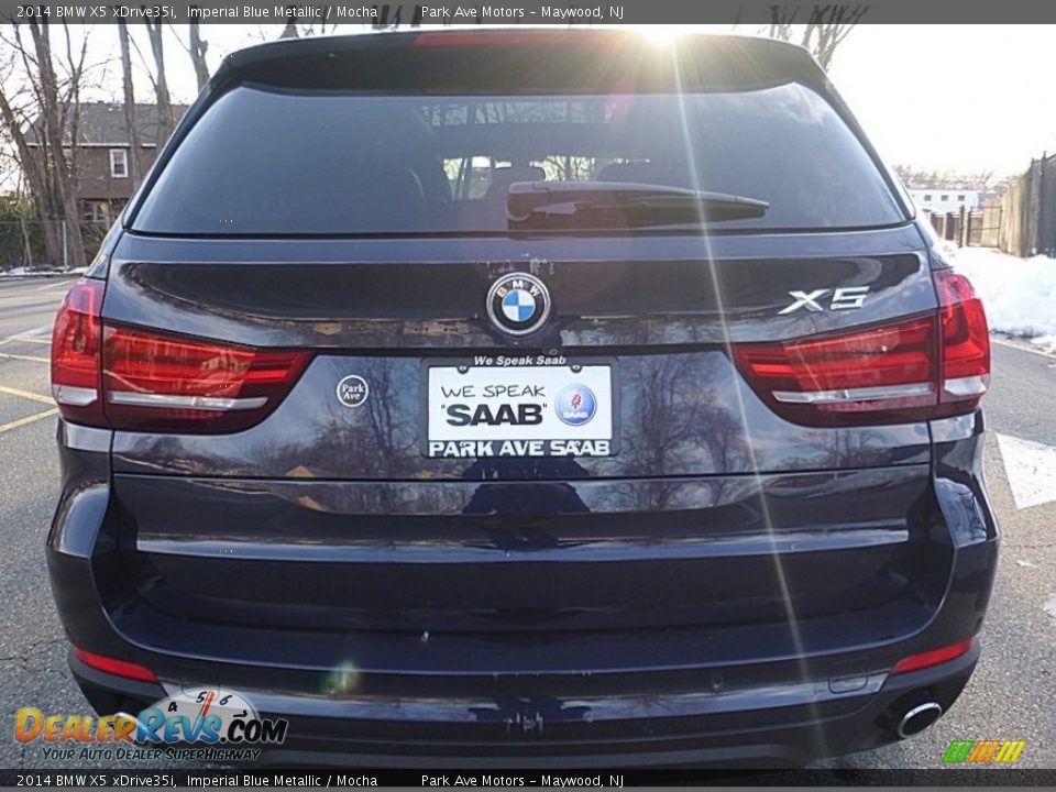 2014 BMW X5 xDrive35i Imperial Blue Metallic / Mocha Photo #4