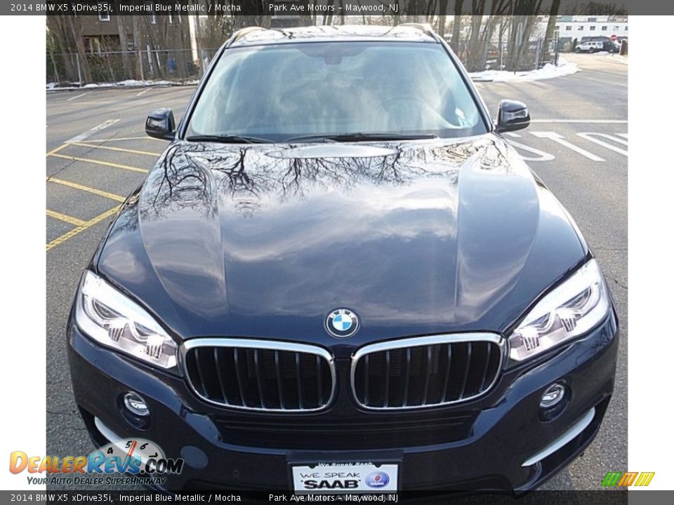 2014 BMW X5 xDrive35i Imperial Blue Metallic / Mocha Photo #8