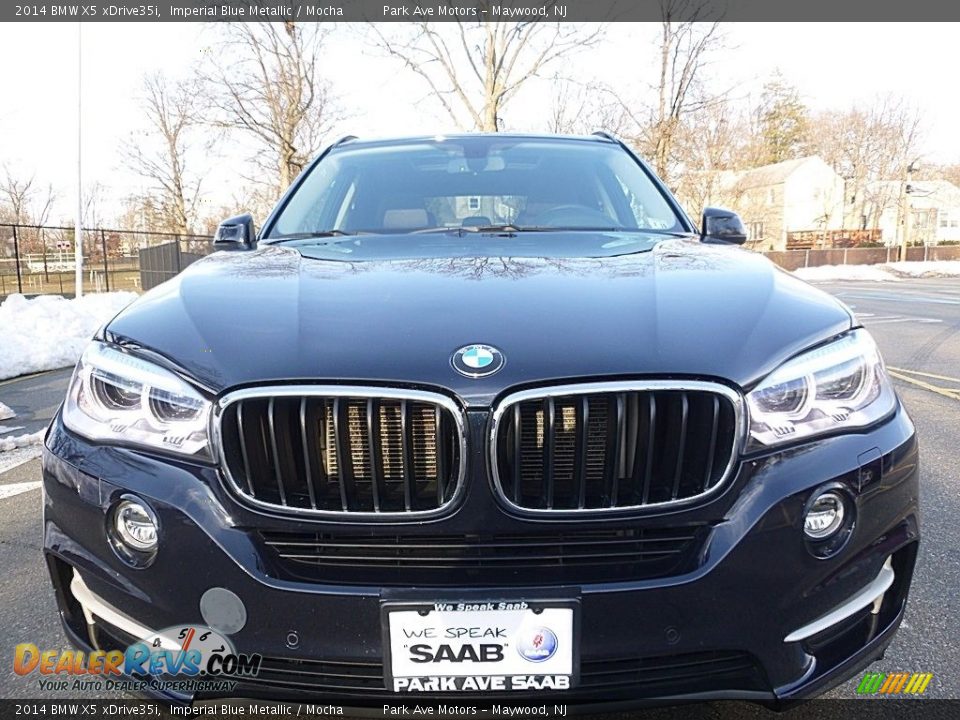 2014 BMW X5 xDrive35i Imperial Blue Metallic / Mocha Photo #9