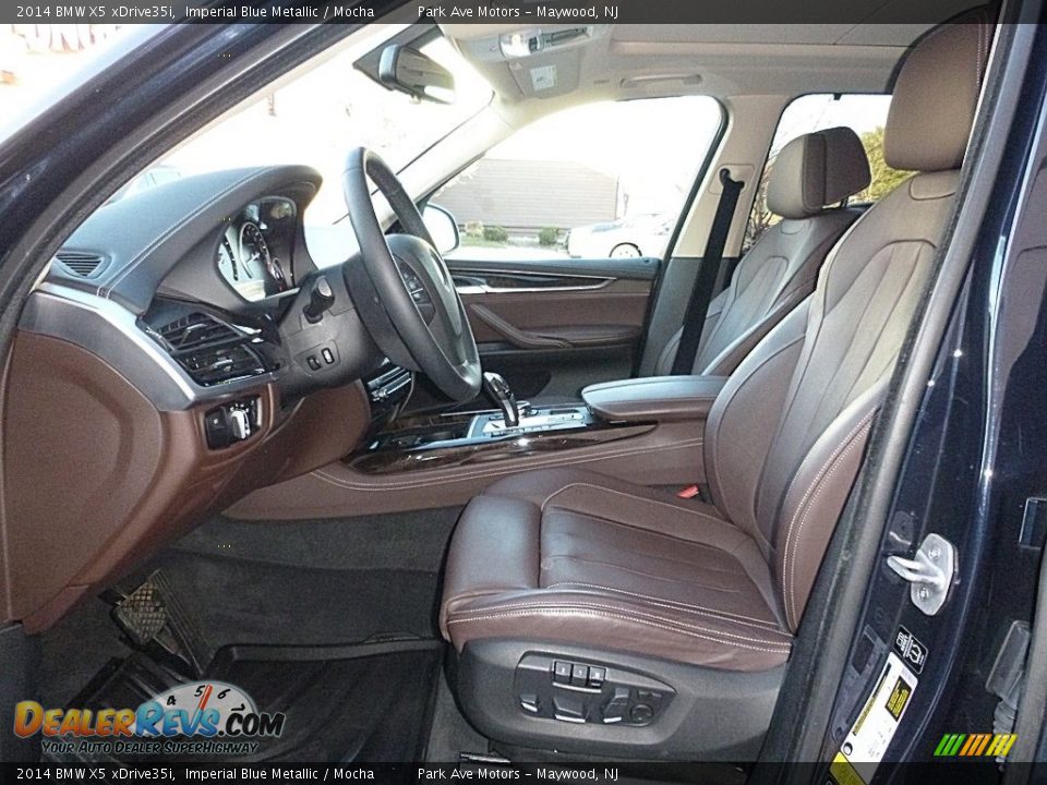 Mocha Interior - 2014 BMW X5 xDrive35i Photo #13