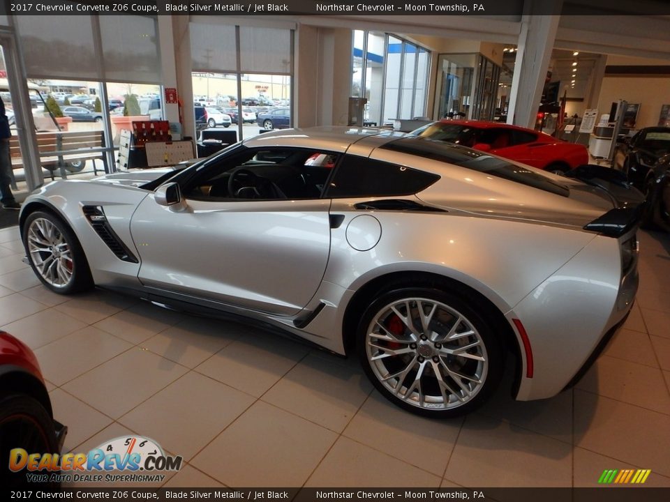Blade Silver Metallic 2017 Chevrolet Corvette Z06 Coupe Photo #2