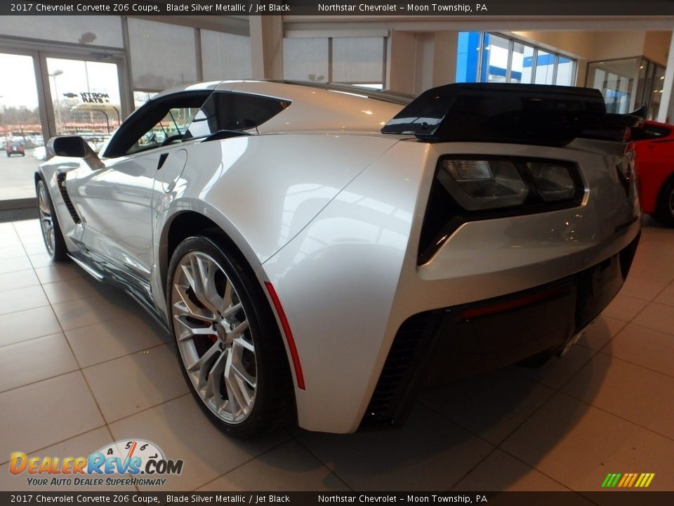 2017 Chevrolet Corvette Z06 Coupe Blade Silver Metallic / Jet Black Photo #3