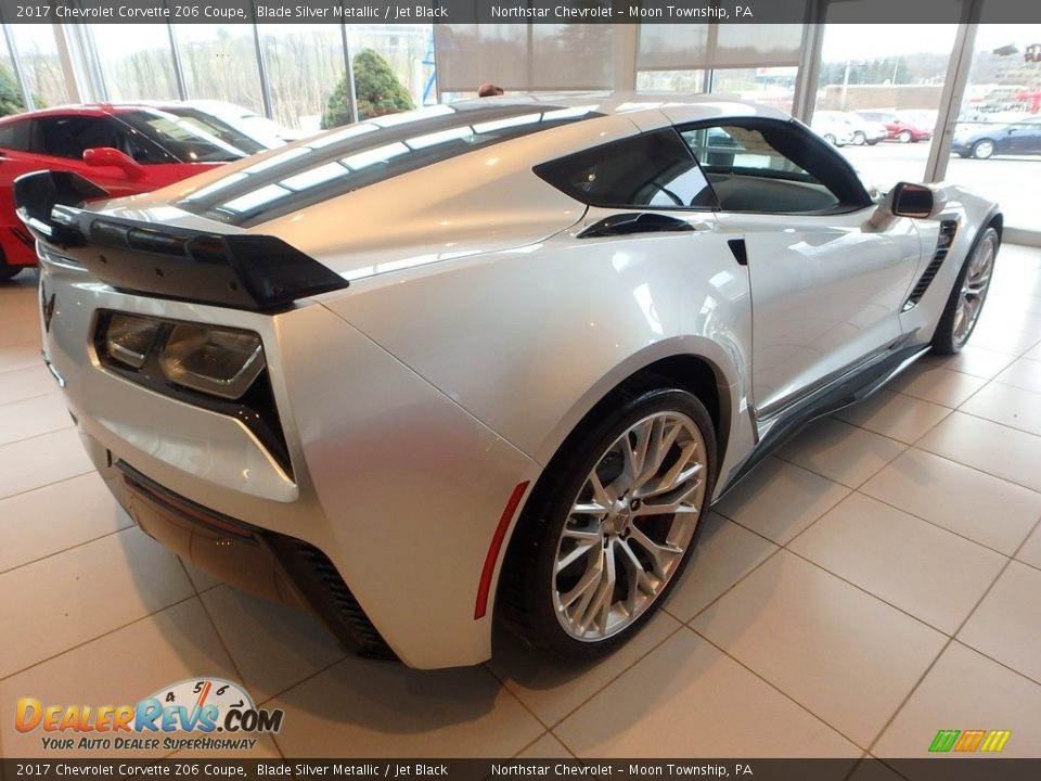 Blade Silver Metallic 2017 Chevrolet Corvette Z06 Coupe Photo #5