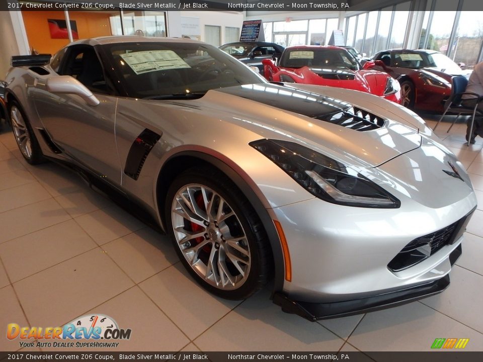 Blade Silver Metallic 2017 Chevrolet Corvette Z06 Coupe Photo #7