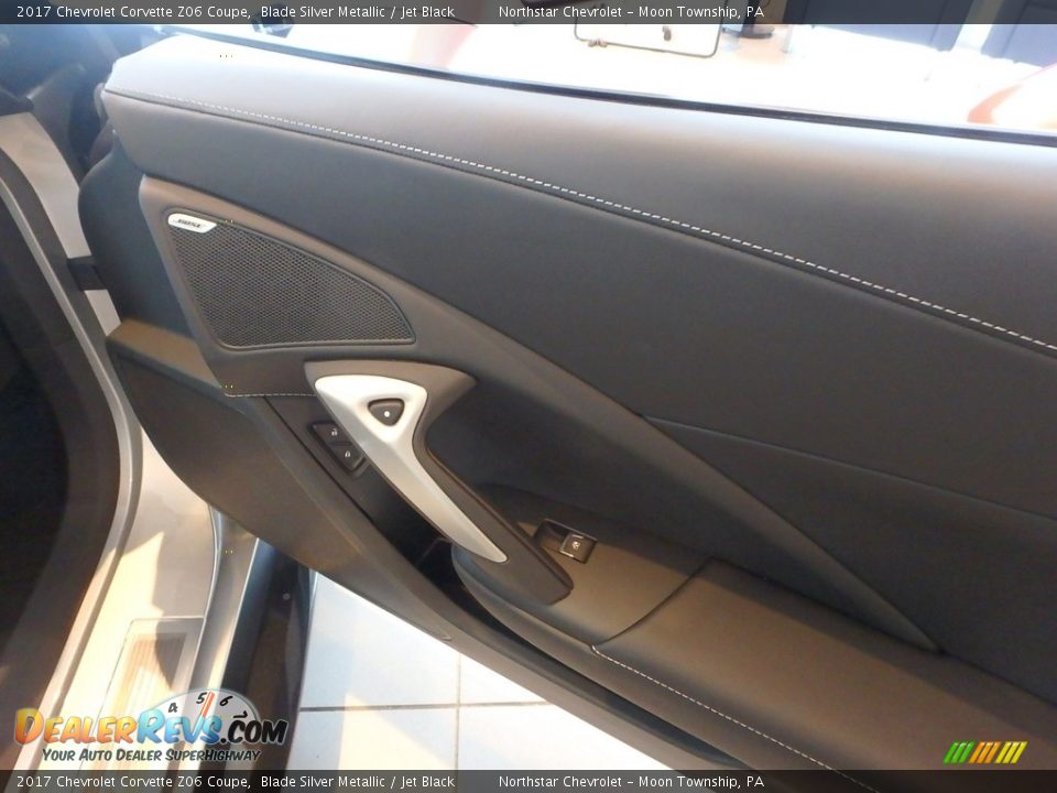 2017 Chevrolet Corvette Z06 Coupe Blade Silver Metallic / Jet Black Photo #12