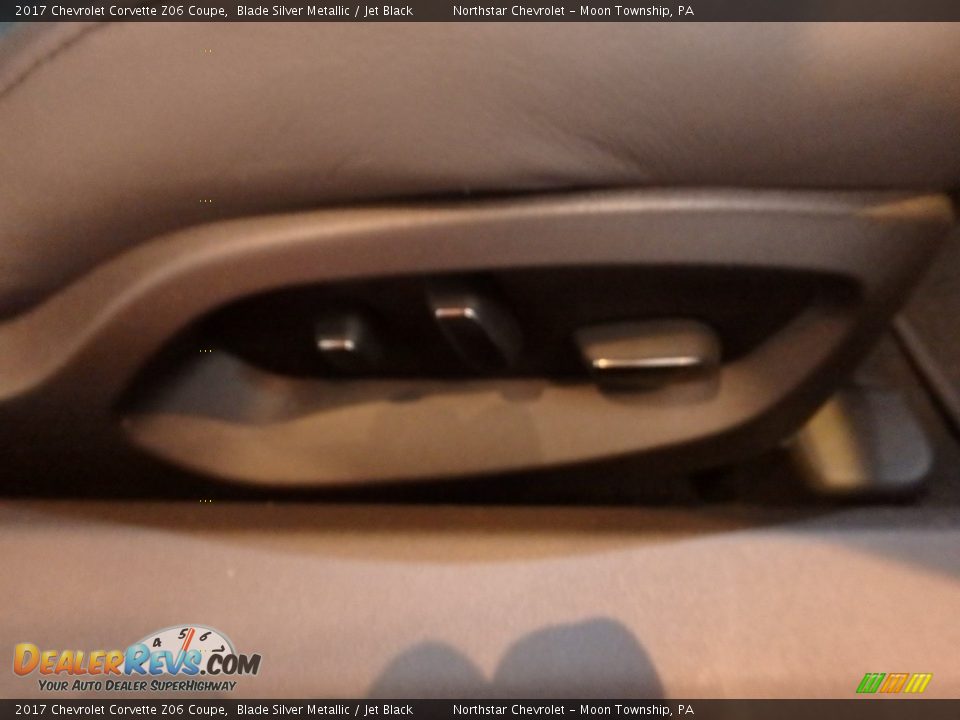2017 Chevrolet Corvette Z06 Coupe Blade Silver Metallic / Jet Black Photo #13