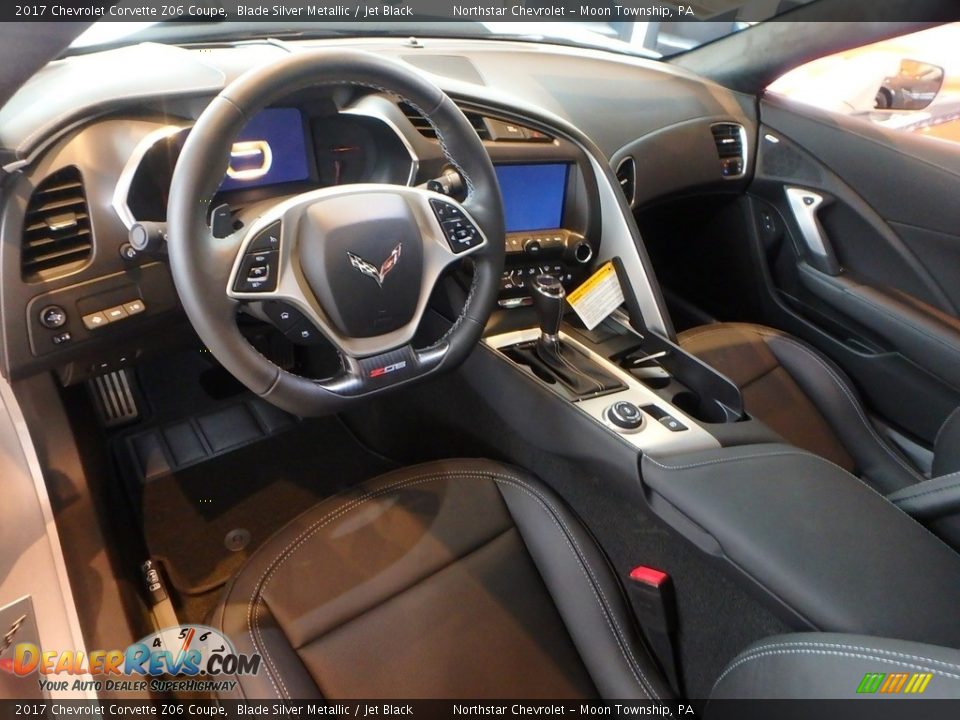 Jet Black Interior - 2017 Chevrolet Corvette Z06 Coupe Photo #16