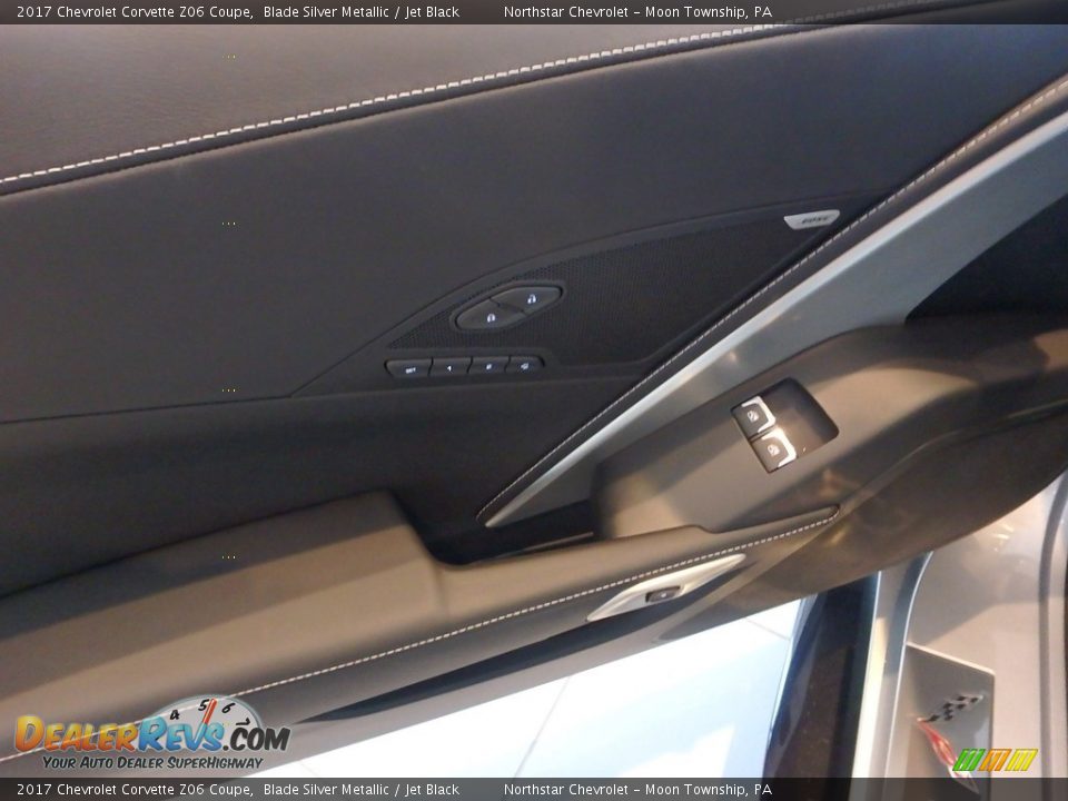 2017 Chevrolet Corvette Z06 Coupe Blade Silver Metallic / Jet Black Photo #17