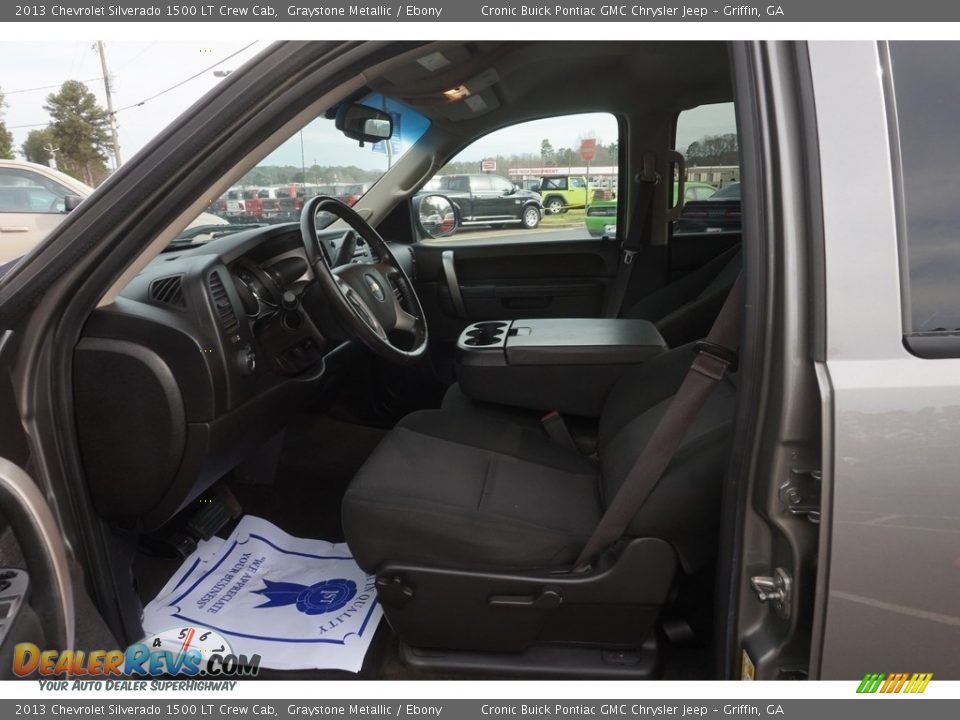 2013 Chevrolet Silverado 1500 LT Crew Cab Graystone Metallic / Ebony Photo #9