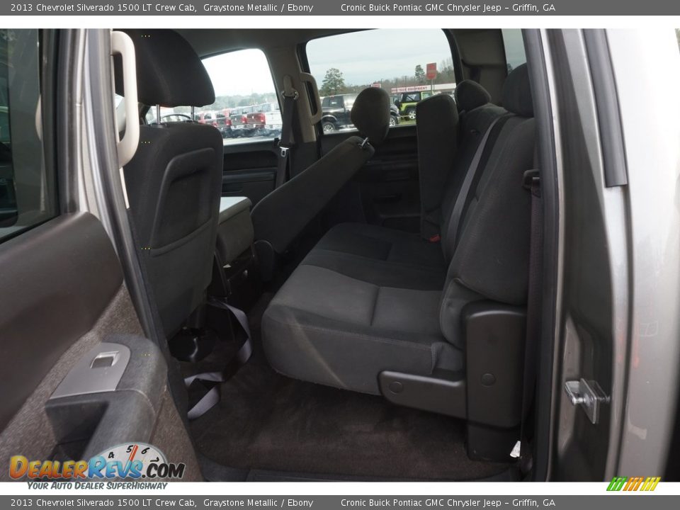 2013 Chevrolet Silverado 1500 LT Crew Cab Graystone Metallic / Ebony Photo #14
