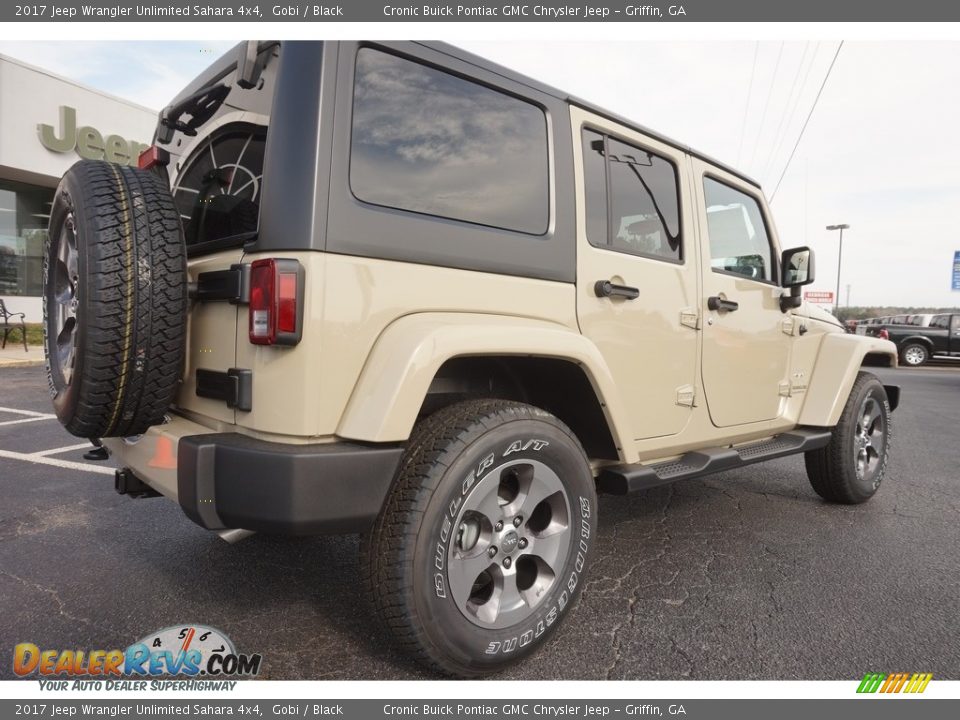 2017 Jeep Wrangler Unlimited Sahara 4x4 Gobi / Black Photo #7