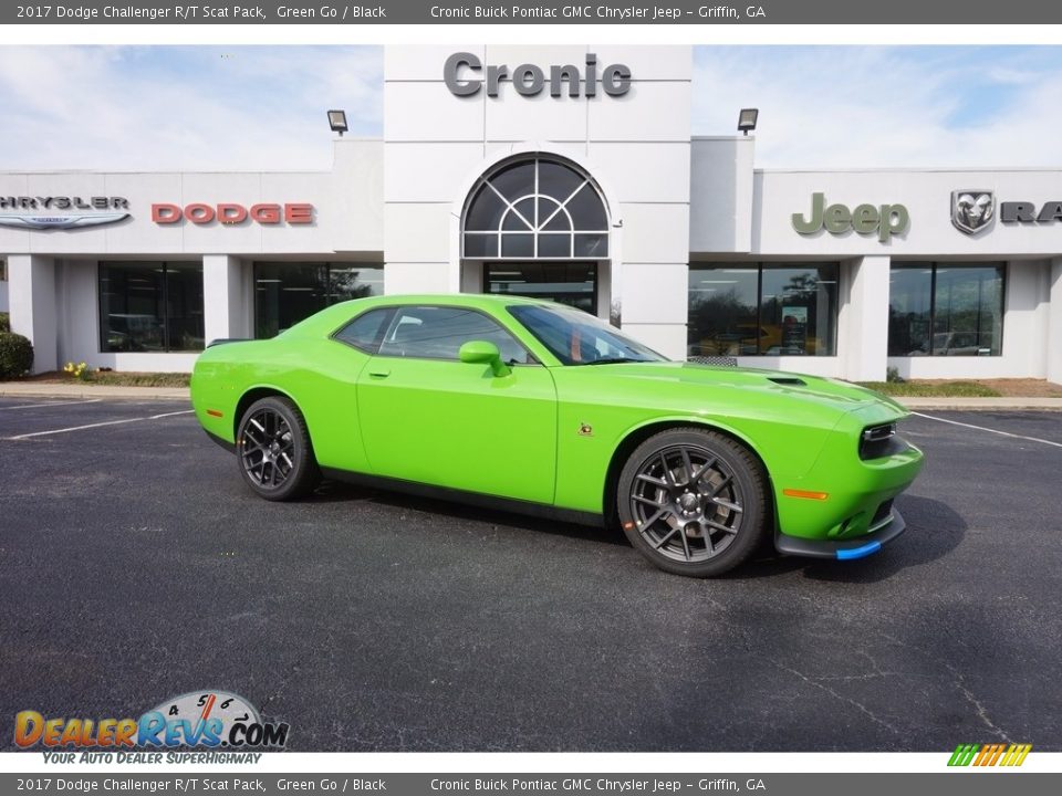 2017 Dodge Challenger R/T Scat Pack Green Go / Black Photo #1