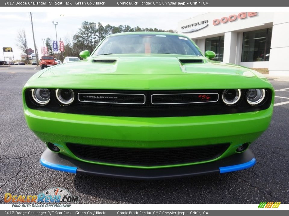 2017 Dodge Challenger R/T Scat Pack Green Go / Black Photo #2