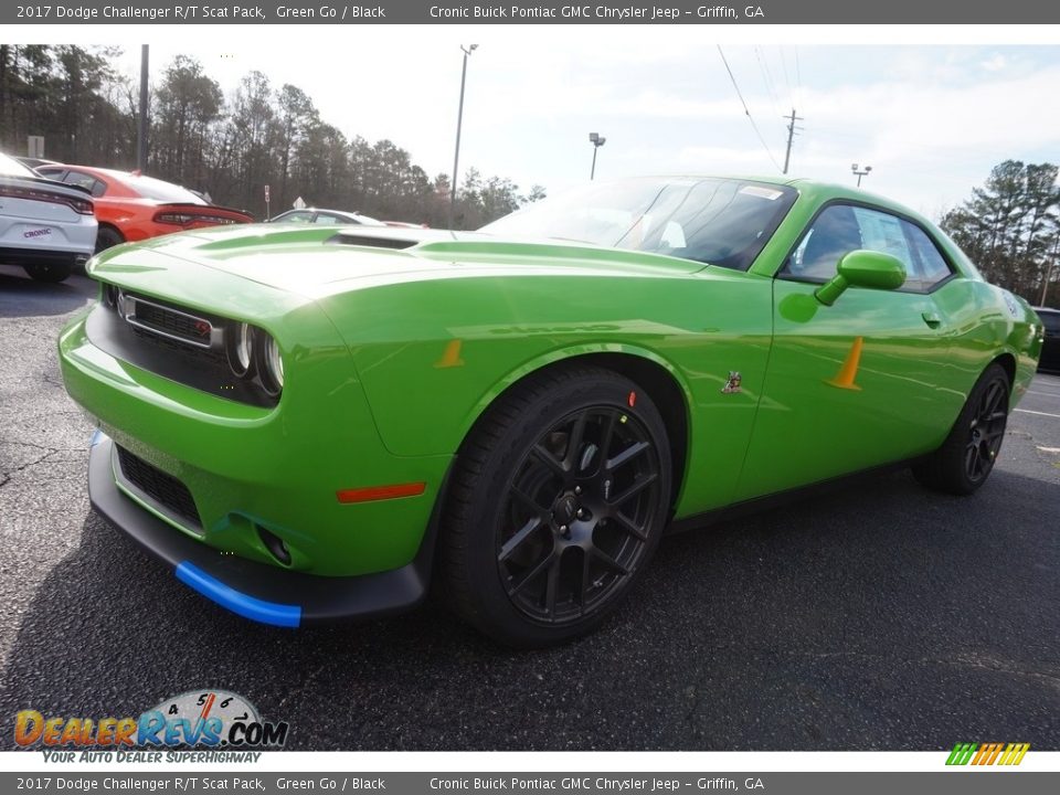 2017 Dodge Challenger R/T Scat Pack Green Go / Black Photo #3