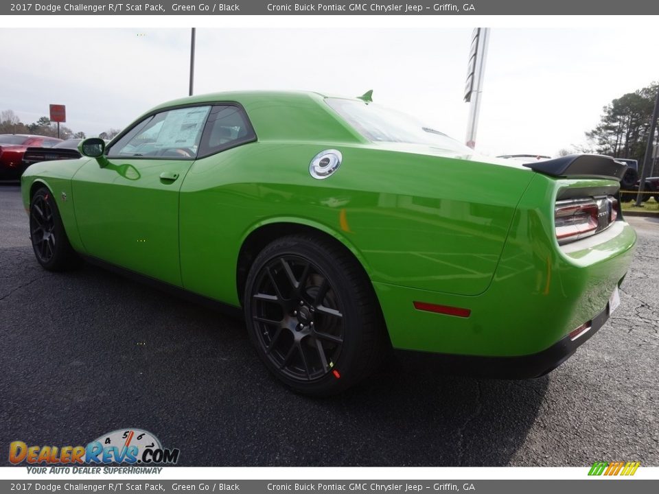 2017 Dodge Challenger R/T Scat Pack Green Go / Black Photo #5
