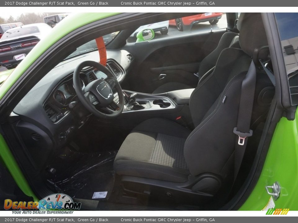2017 Dodge Challenger R/T Scat Pack Green Go / Black Photo #9