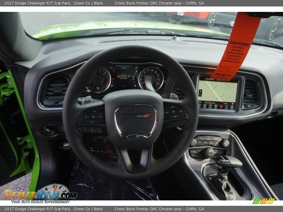 2017 Dodge Challenger R/T Scat Pack Green Go / Black Photo #10