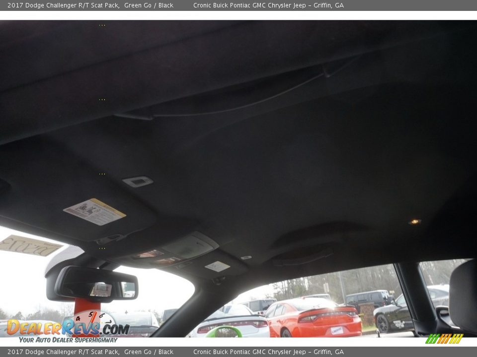 2017 Dodge Challenger R/T Scat Pack Green Go / Black Photo #11