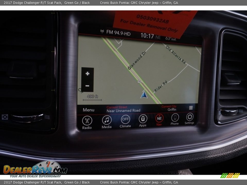 Navigation of 2017 Dodge Challenger R/T Scat Pack Photo #16