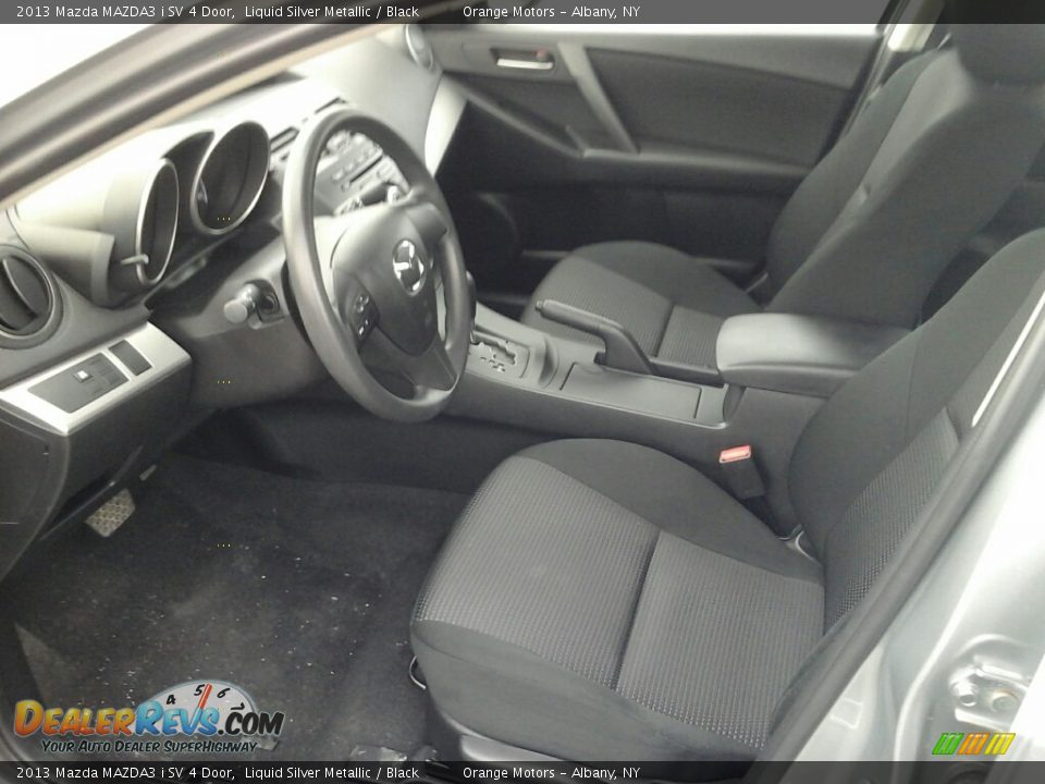 2013 Mazda MAZDA3 i SV 4 Door Liquid Silver Metallic / Black Photo #8