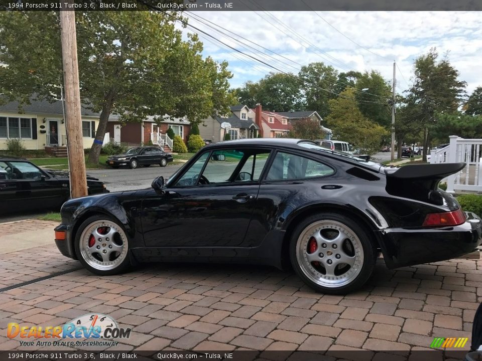 1994 Porsche 911 Turbo 3.6 Black / Black Photo #1