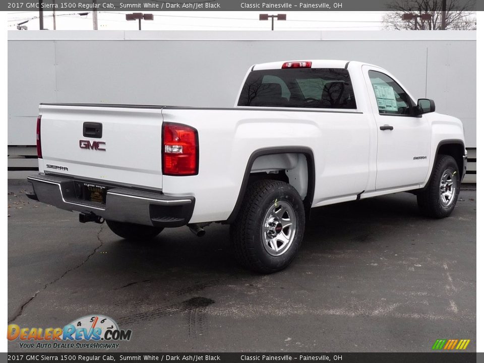 2017 GMC Sierra 1500 Regular Cab Summit White / Dark Ash/Jet Black Photo #2