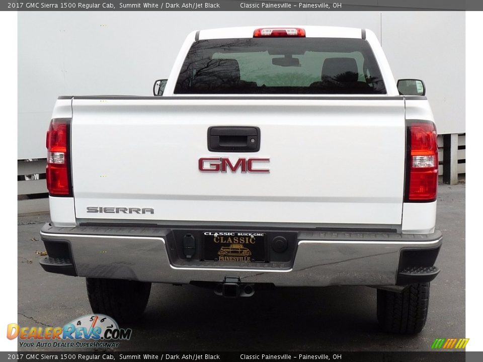 2017 GMC Sierra 1500 Regular Cab Summit White / Dark Ash/Jet Black Photo #3