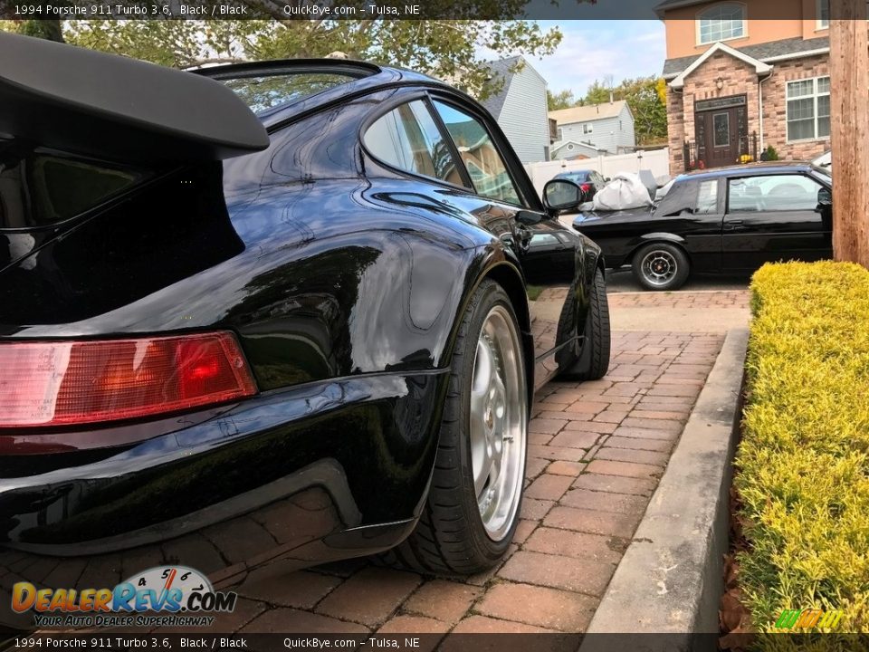 1994 Porsche 911 Turbo 3.6 Black / Black Photo #3