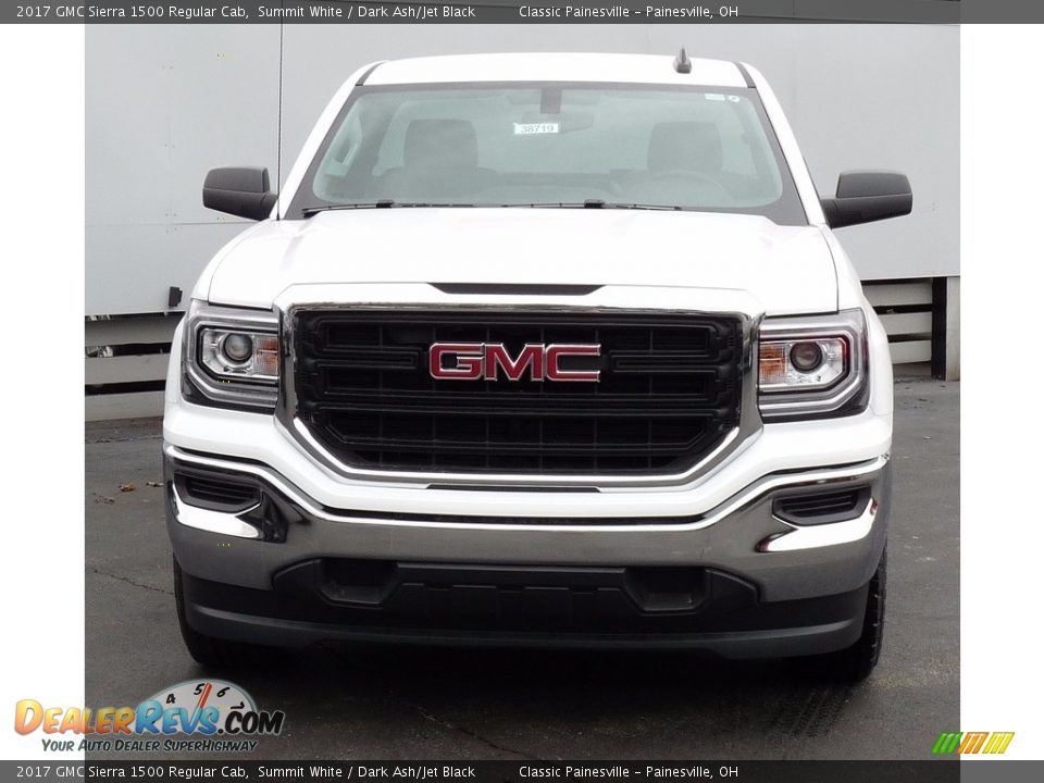 2017 GMC Sierra 1500 Regular Cab Summit White / Dark Ash/Jet Black Photo #4
