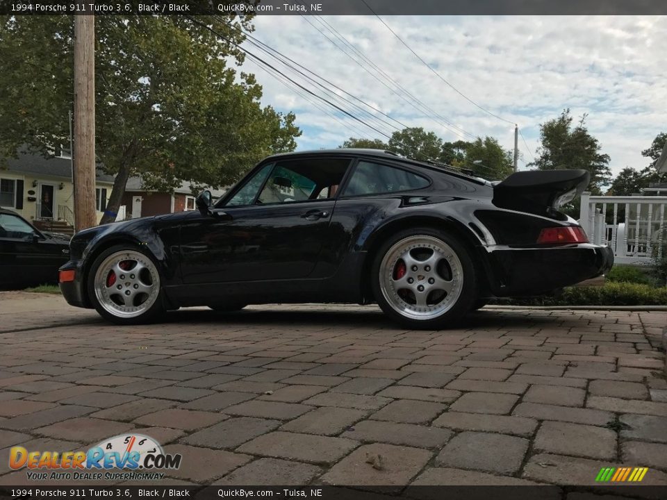 1994 Porsche 911 Turbo 3.6 Black / Black Photo #4