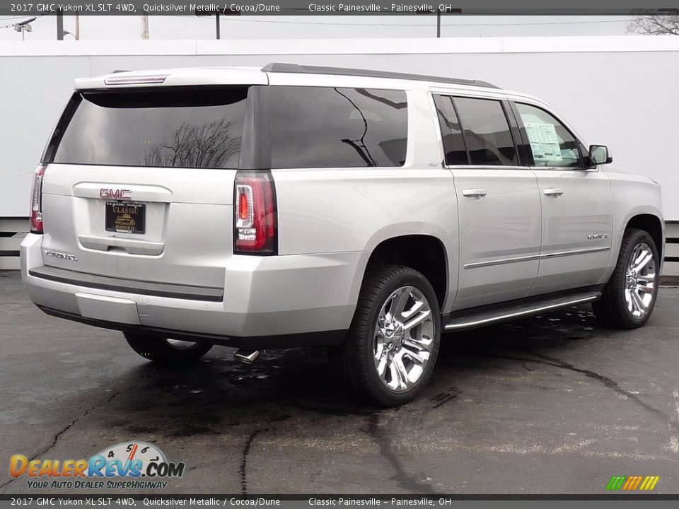 2017 GMC Yukon XL SLT 4WD Quicksilver Metallic / Cocoa/Dune Photo #2