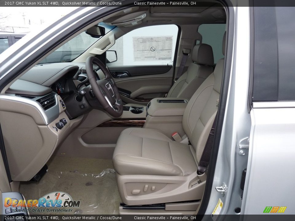 Cocoa/Dune Interior - 2017 GMC Yukon XL SLT 4WD Photo #6