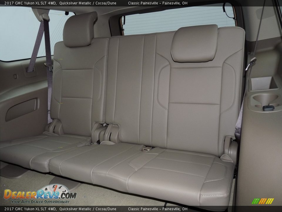 Rear Seat of 2017 GMC Yukon XL SLT 4WD Photo #8