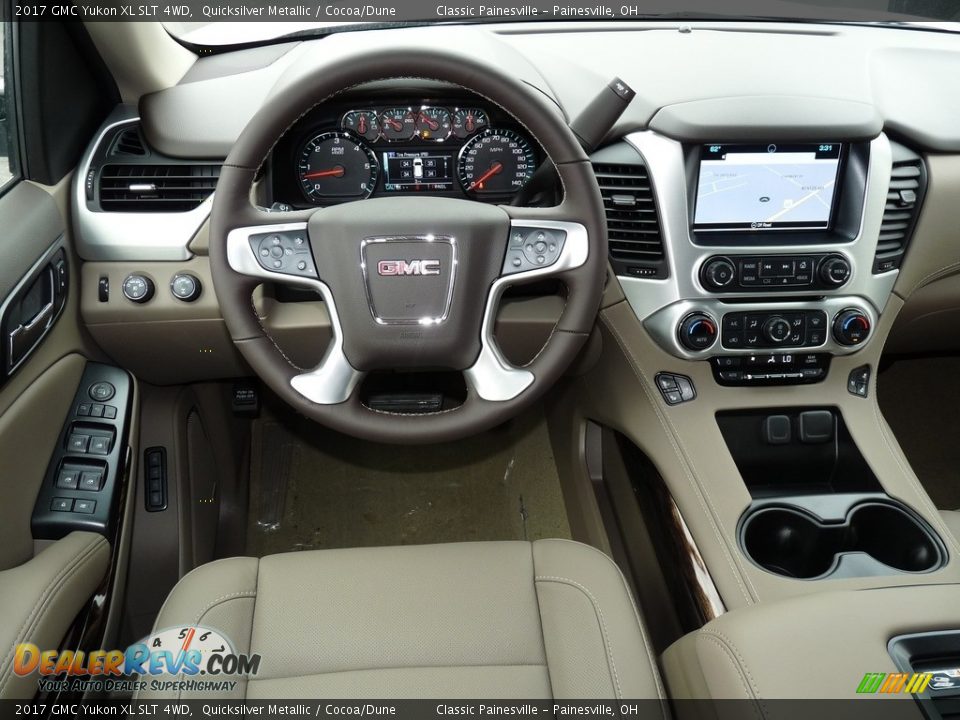 Dashboard of 2017 GMC Yukon XL SLT 4WD Photo #9
